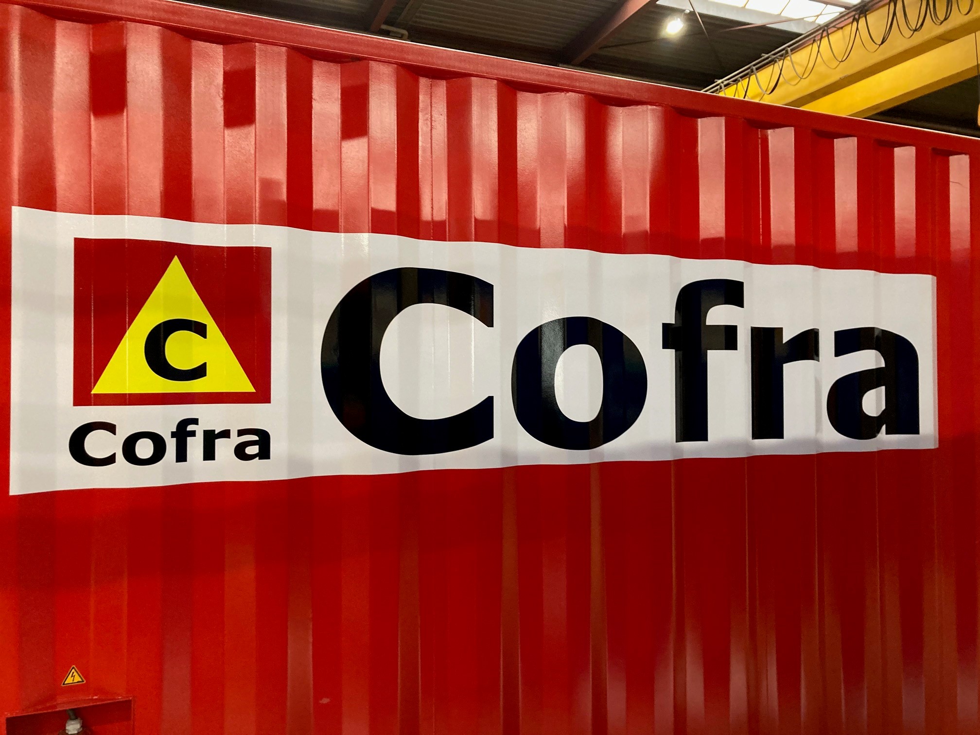 Container sticker cofra